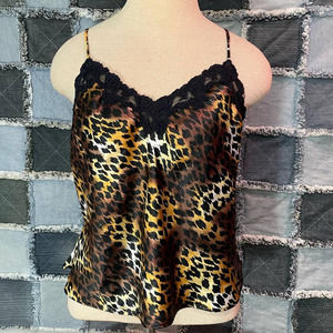 y2k Victoria's Secret Cheetah Print Slip Top